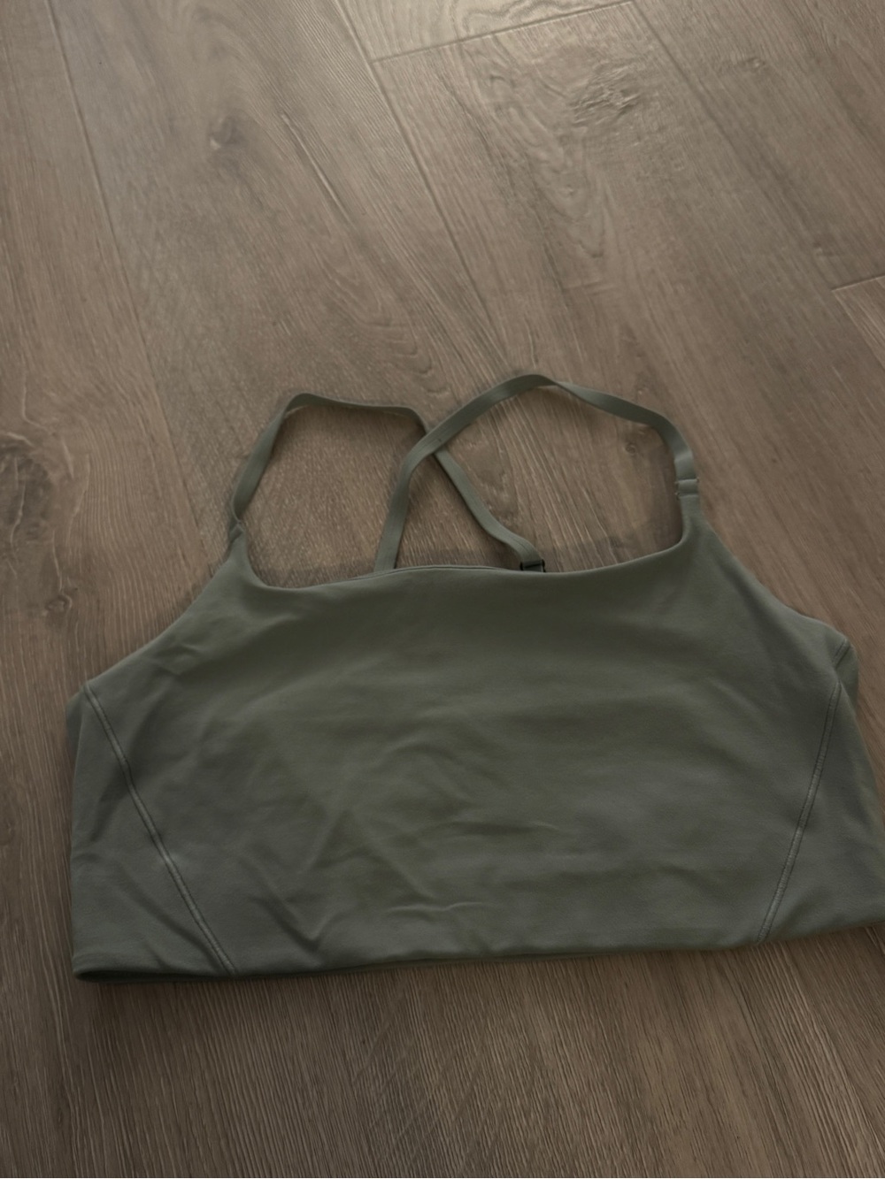 RHONE Green Strappy Sports Bralette